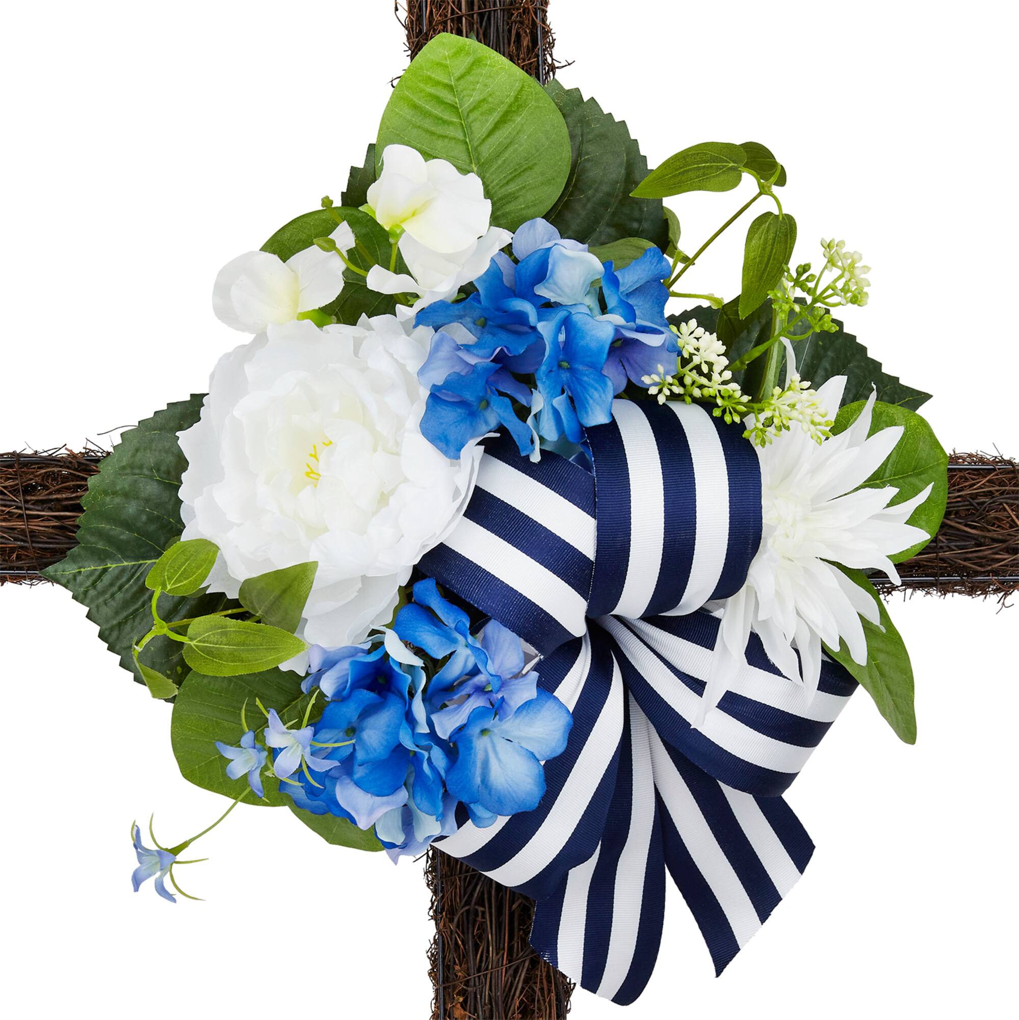 Blue & White Remembrance Cross by Ashland®